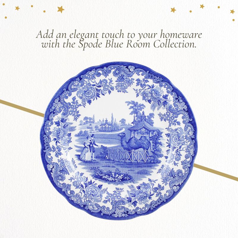 Platos Spode Zool&oacute;gico Blue Room 6 Piezas image number null
