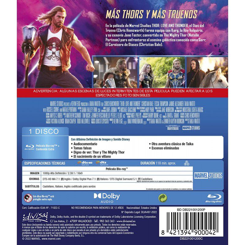 THOR: AMOR Y TRUENO (BD) image number null