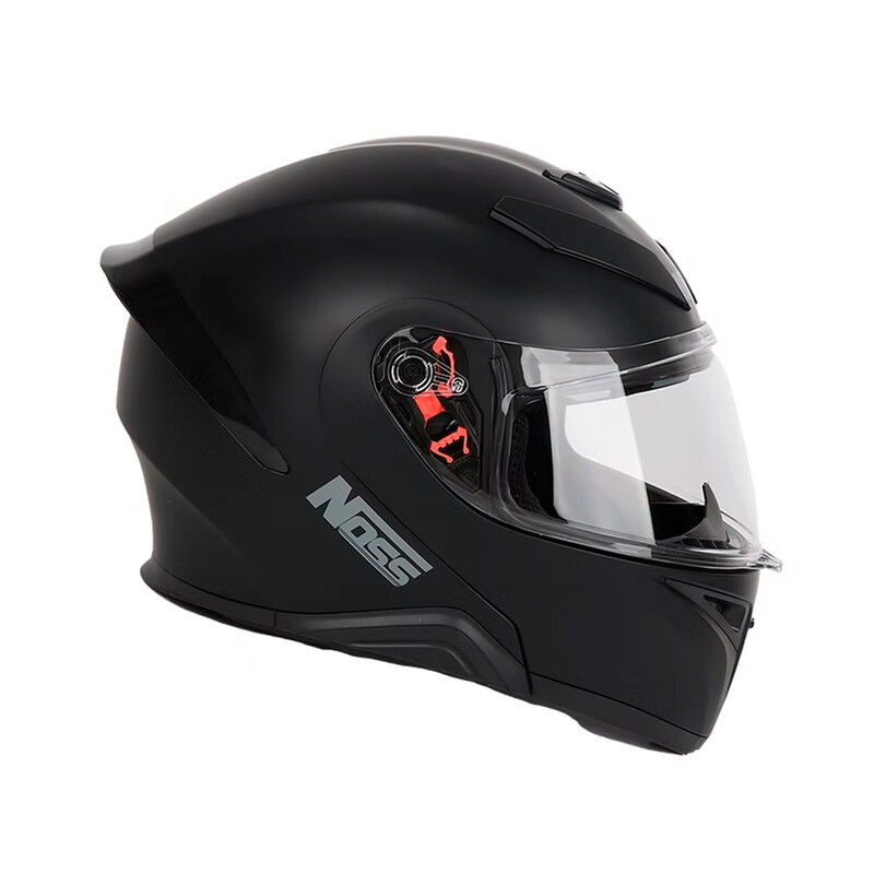 Casco Noss Ns-971 Abatible  Brillo Negro L image number null