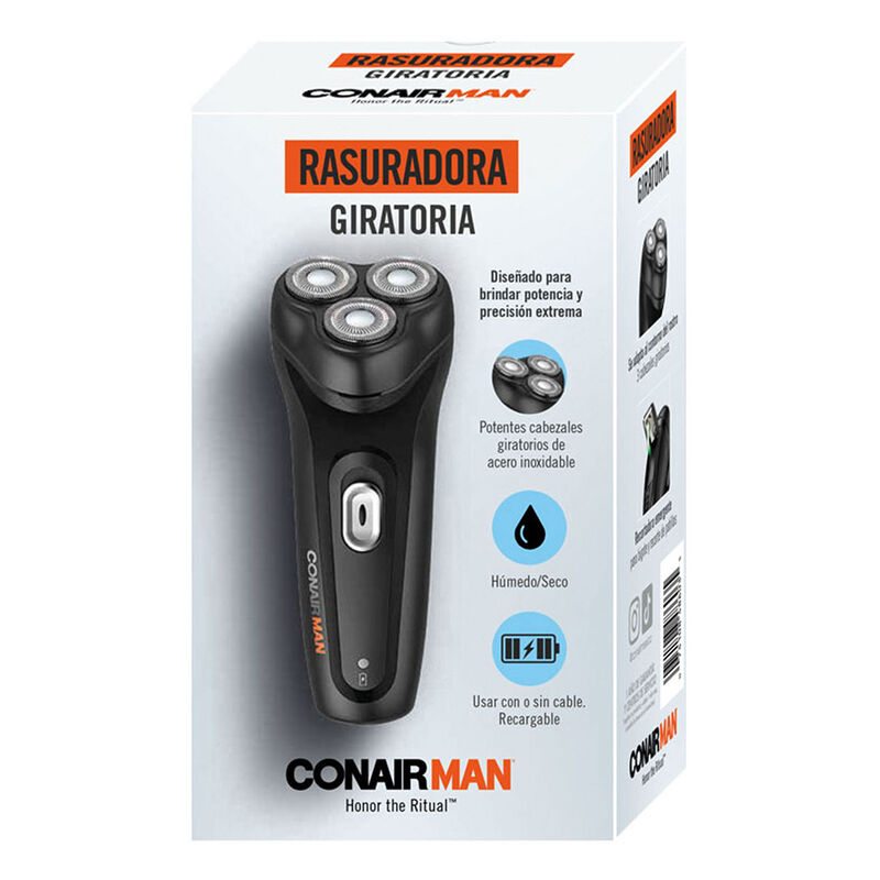 Recortadora barba y bigote Conair Negra Girator... image number null