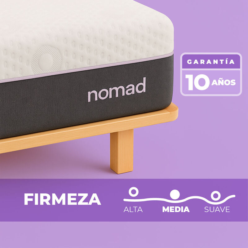 Colch&oacute;n De Caja Roomi Nomad Queen Size De Memor... image number null