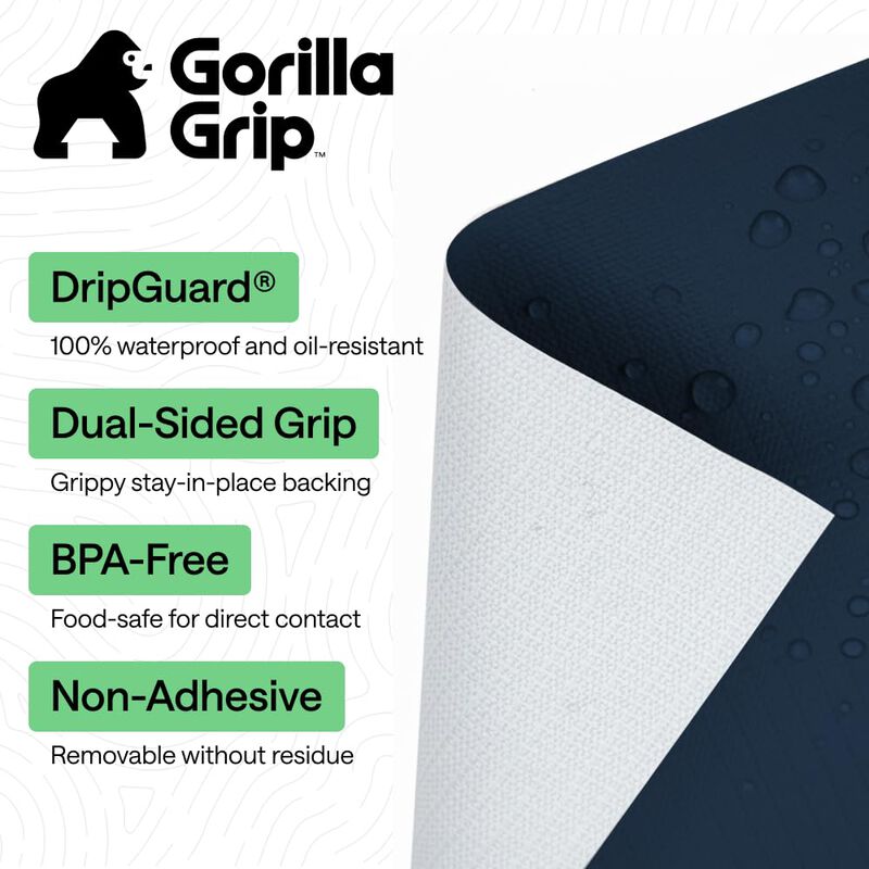 Forro para estantes Gorilla Grip 44x487 cm azul... image number null