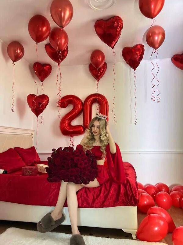 Globo Argthjy 40 pulgadas Rojo &ndash; Decoraci&oacute;n Par... image number null