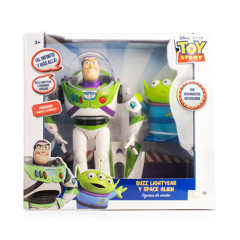 Figuras De Acci&oacute;n Buzz Lightyear Y Un Alien Toy... image number null