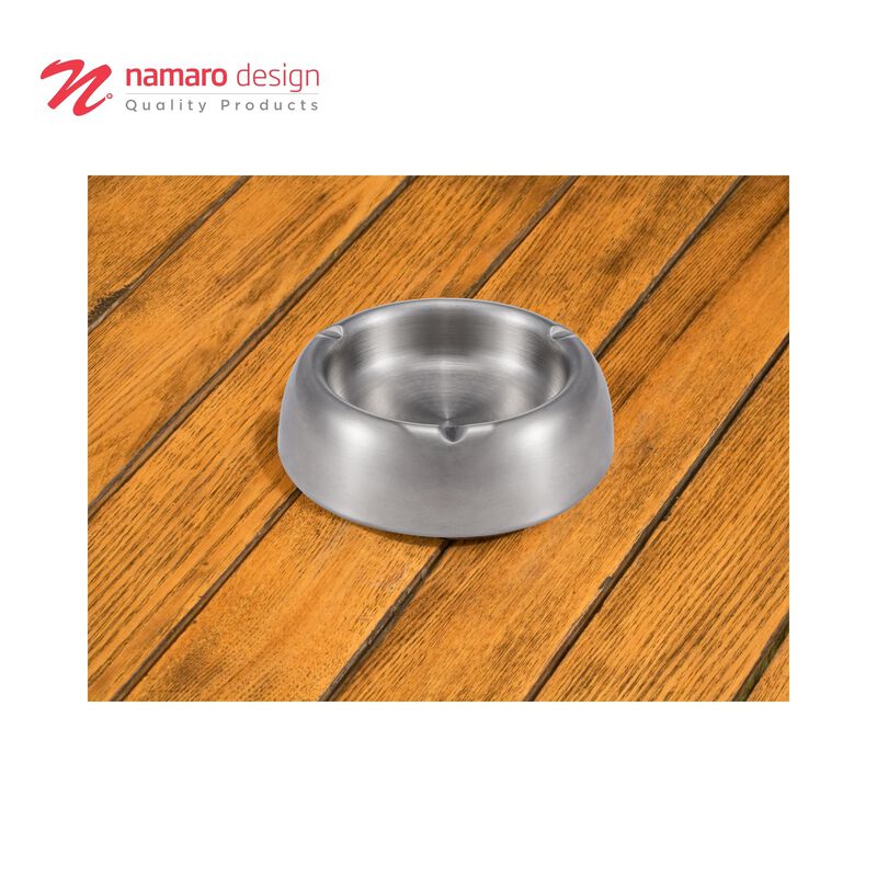 Cenicero Chico De Acero Inoxidable Namaro Desig... image number null