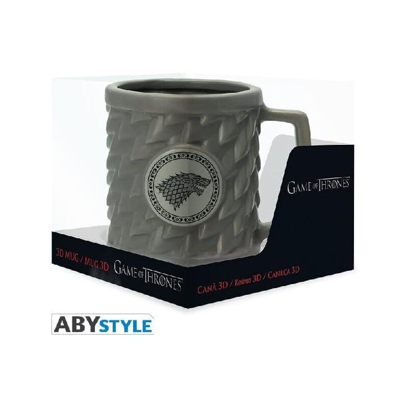 Taza 3D Pelo Lobo Stark Juego De Tronos Cer&aacute;mic... image number null