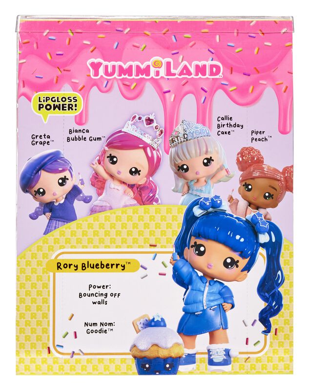 Mu&ntilde;eca Yummiland Large Rory Blueberry Con Brill... image number null