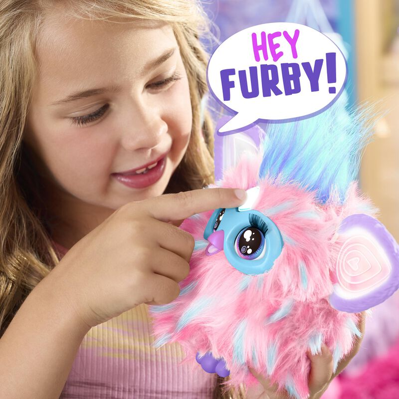 Peluche Interactivo Furby Cotton Candy Con 15 A... image number null