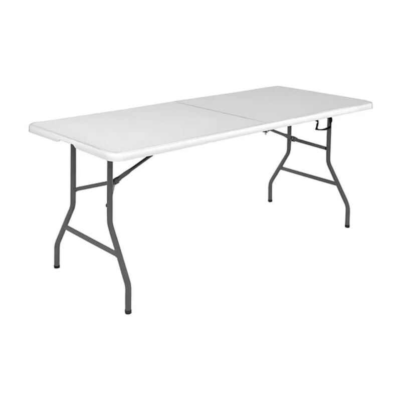 Mesa De Pl&aacute;stico Plegable Shtark Blanca Cuomp12... image number null