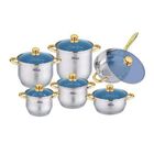 Bater&iacute;a de Cocina Perla S012GABRIELA 12 Piezas Acero Inox ORT