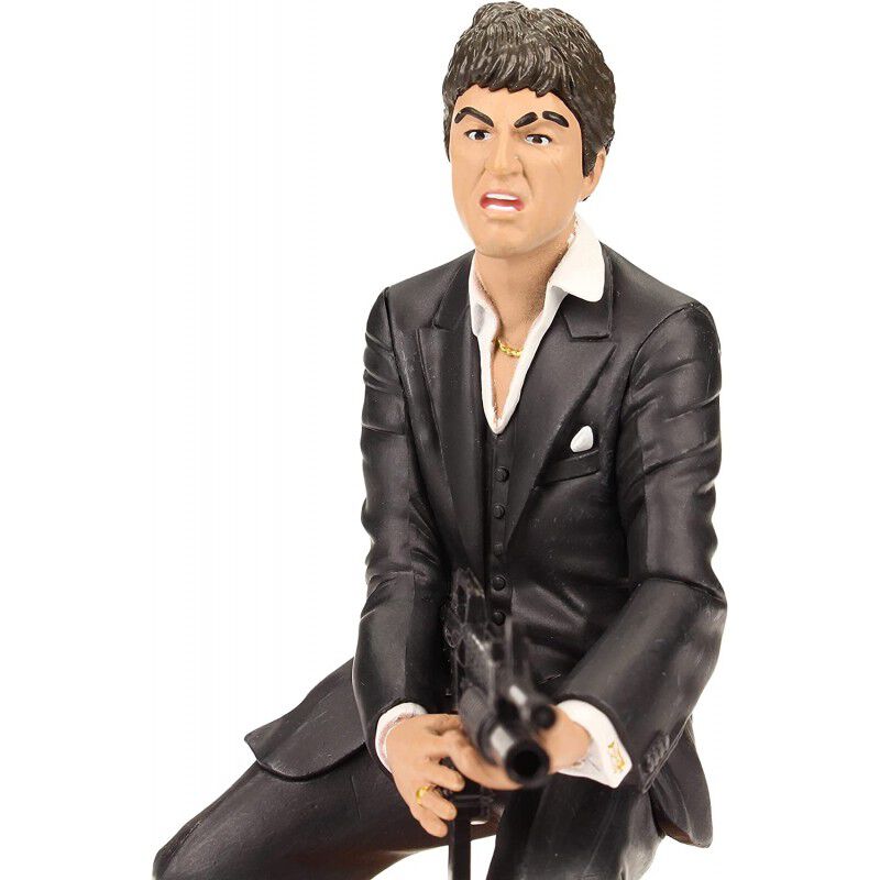 Figura Tony Montana Scarface Disparando 18 cms image number null