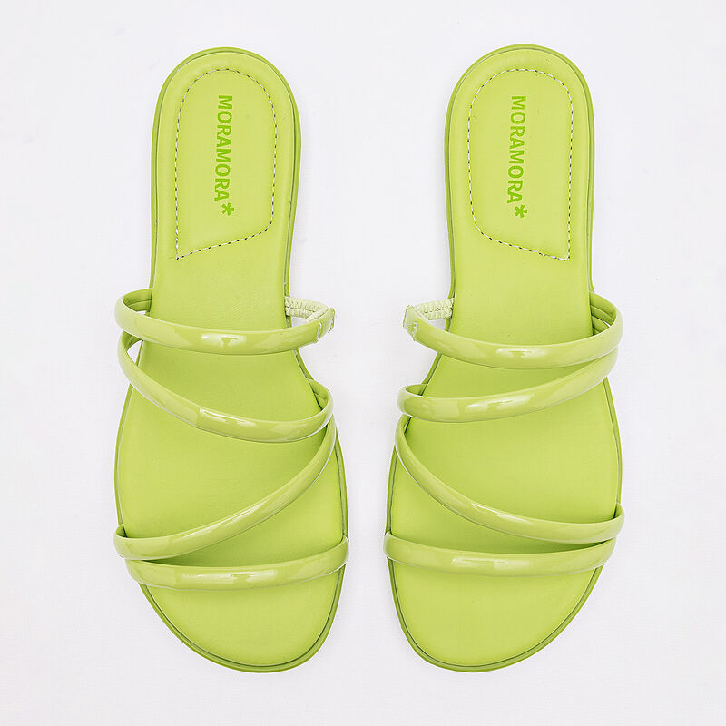 Moramora sandalia piso para mujer verde cod 140... image number null