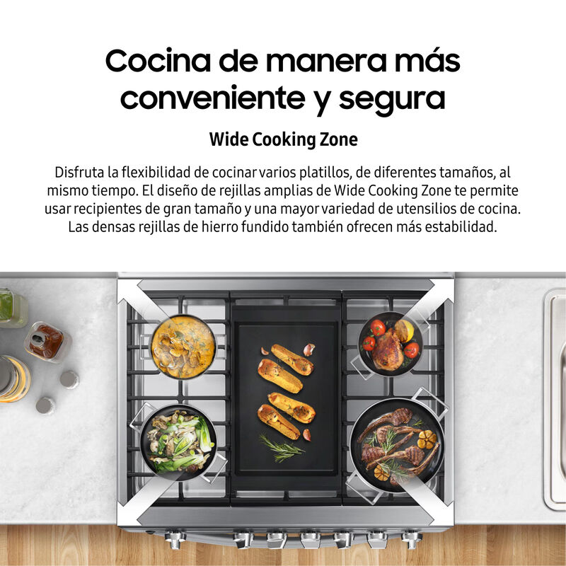 Estufa Samsung 30 Quemador Triple Flama Color P... image number null