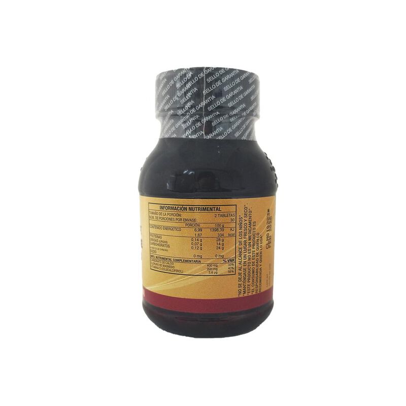 Cloruro De Magnesio Con Proteina 500 Mg 60 Tabl... image number null