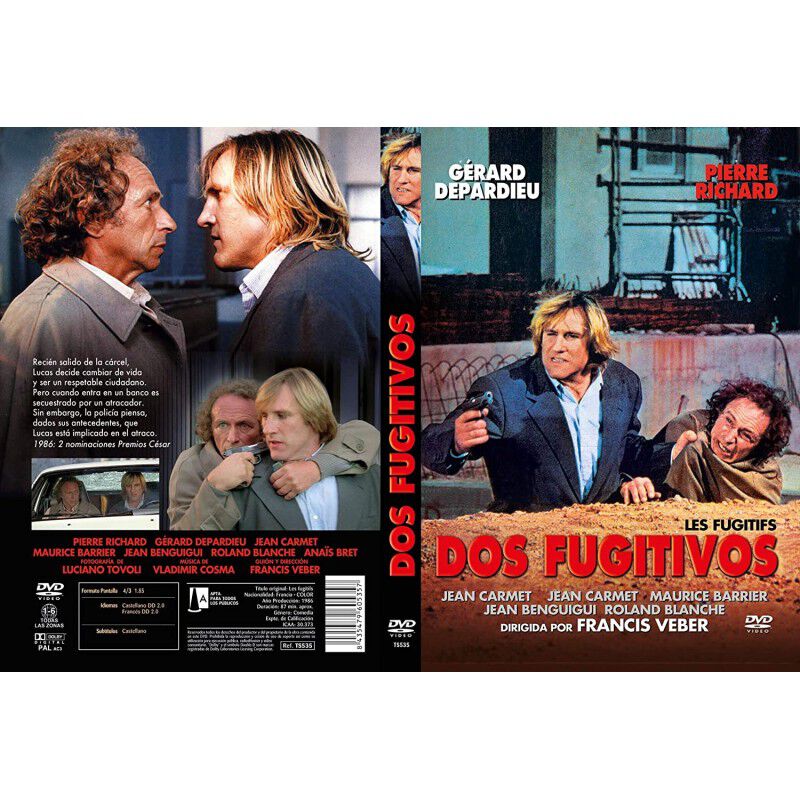Dos Fugitivos Dvd 1986 Les Fugitifs [dvd] image number null