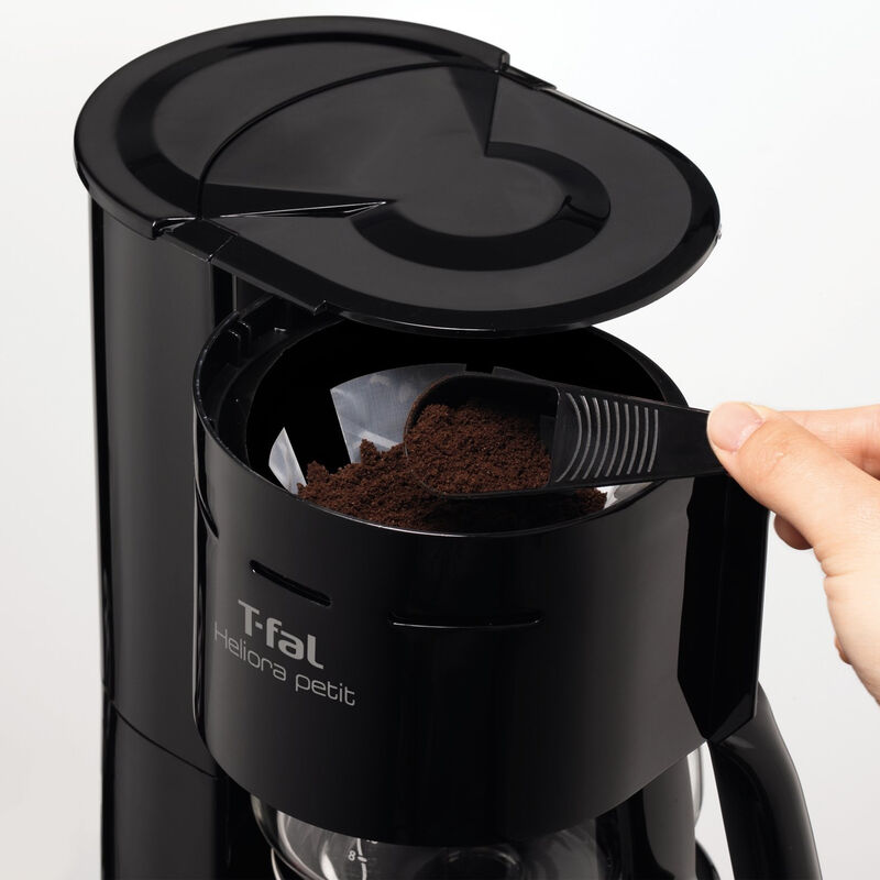Cafetera T-Fal Heliora Petit 6 Tazas Negra image number null