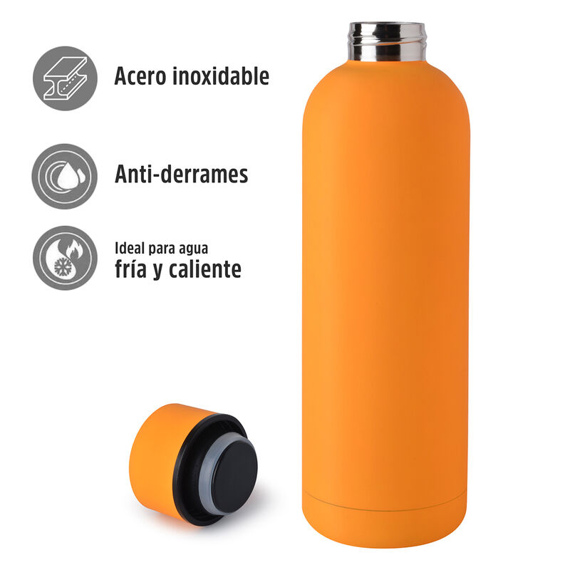 Botella termo de acero inoxidable doble pared A... image number null