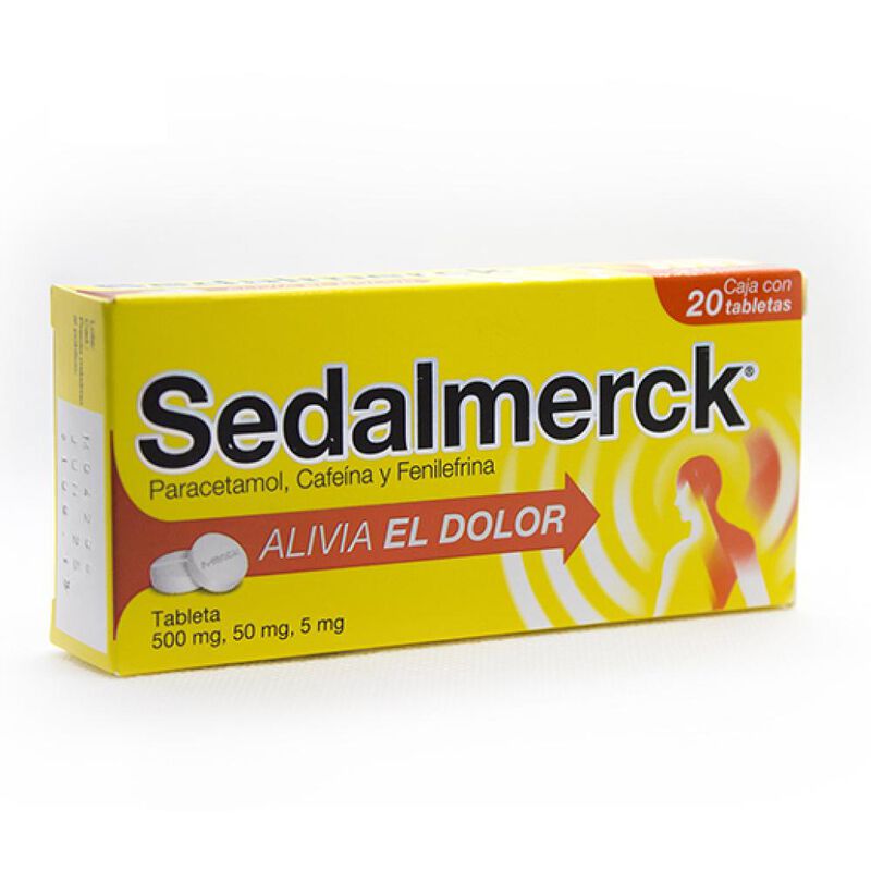 Sedalmerck 500/50/5 Mg 20 Tableta(s) image number null