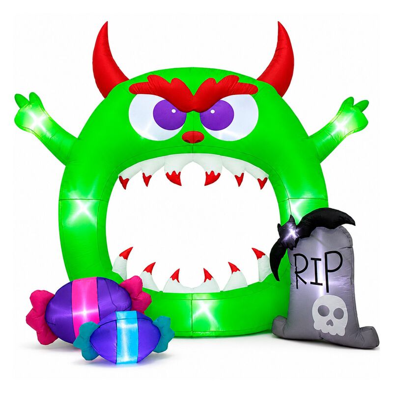 Inflable Halloween Arco Monstruo Boca Gigante 3... image number null