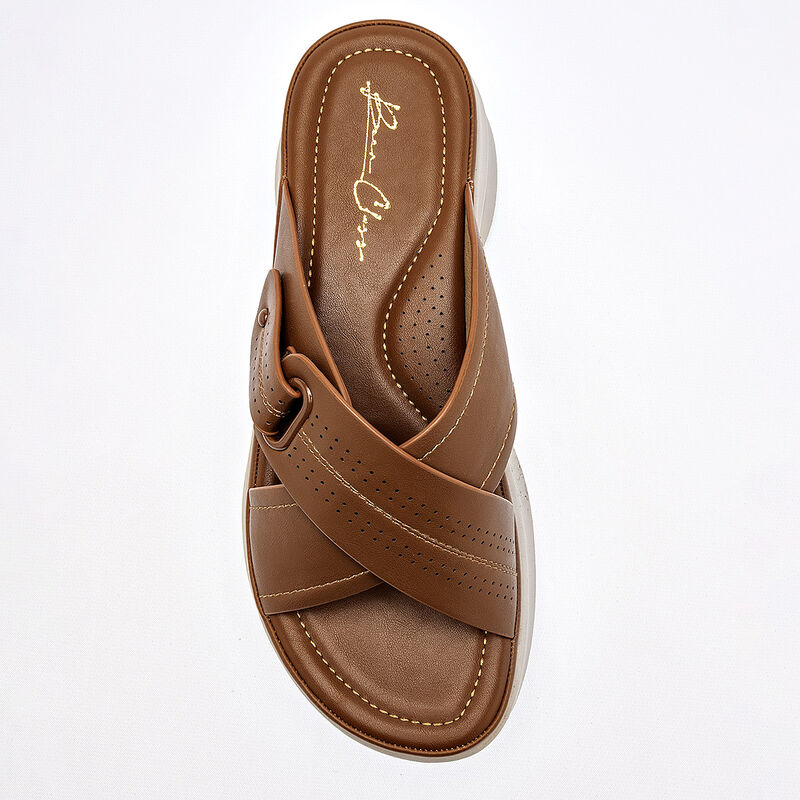 Been Class sandalia plataforma para mujer camel... image number null