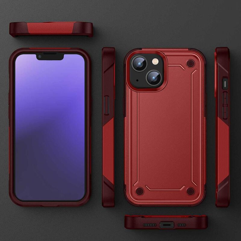 Funda TEKKU Tough cover para iPhone 15 Roja image number null