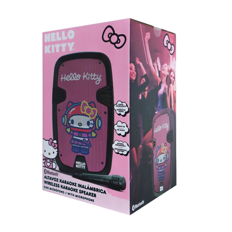 Bocina Karaoke Hello Kitty Bluetooth Con Micr&oacute;f... image number null