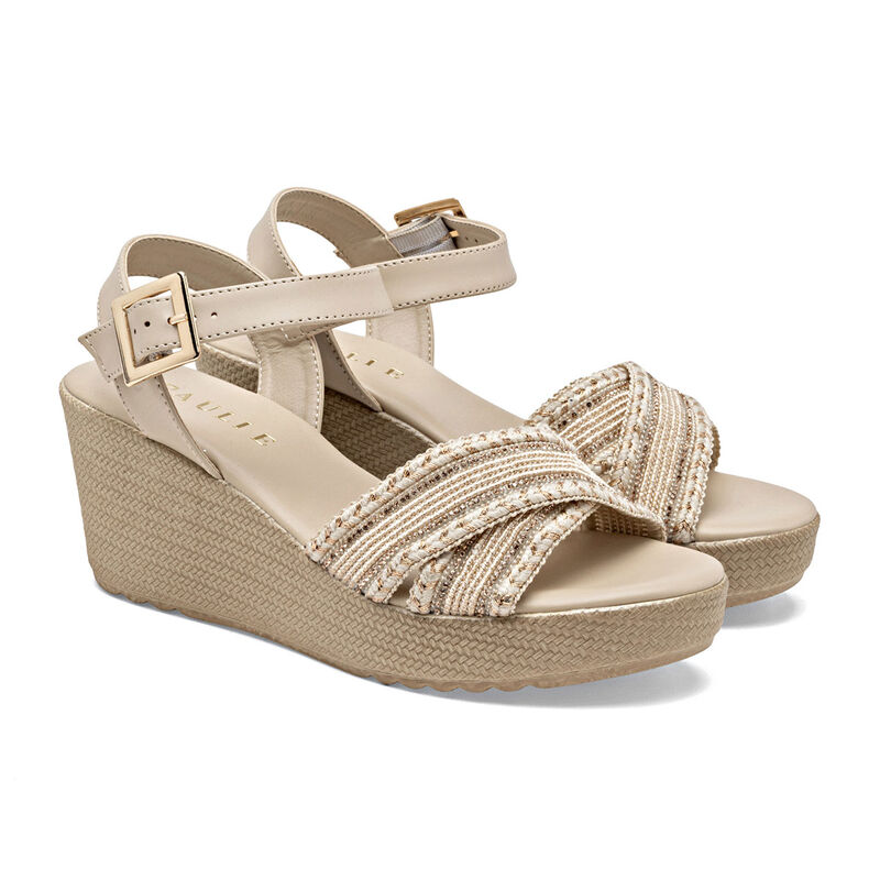 Paulie Sandalia Beige Para Mujer 147629ce image number null