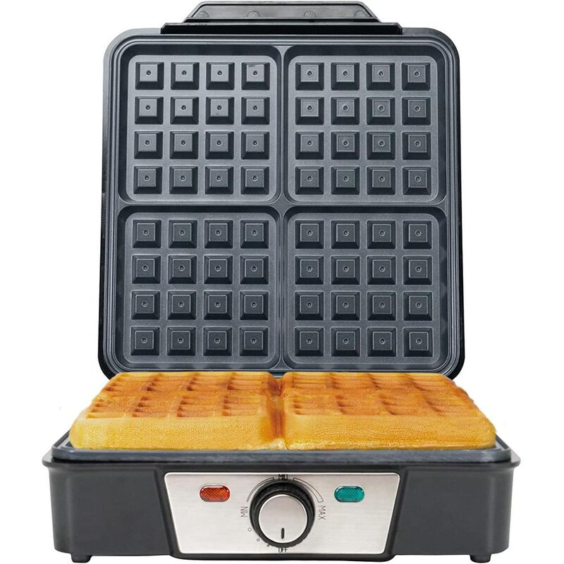 WAFFLERA ESTILO BELGA MASTERCHEF MK-WM-4SS 4 RE... image number null