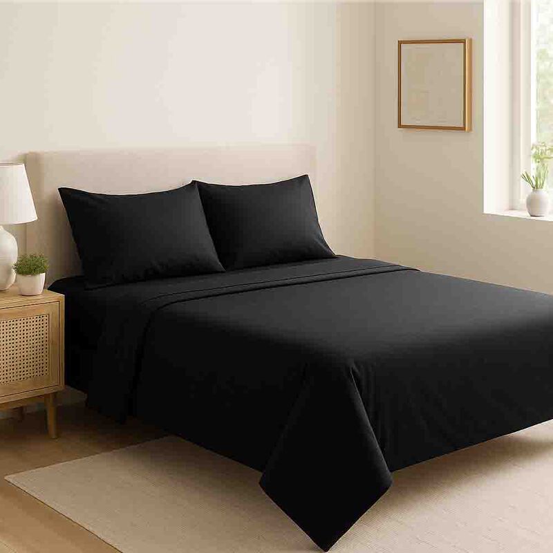 Juego de S&aacute;banas Tacto Algod&oacute;n Suaves y Durader... image number null