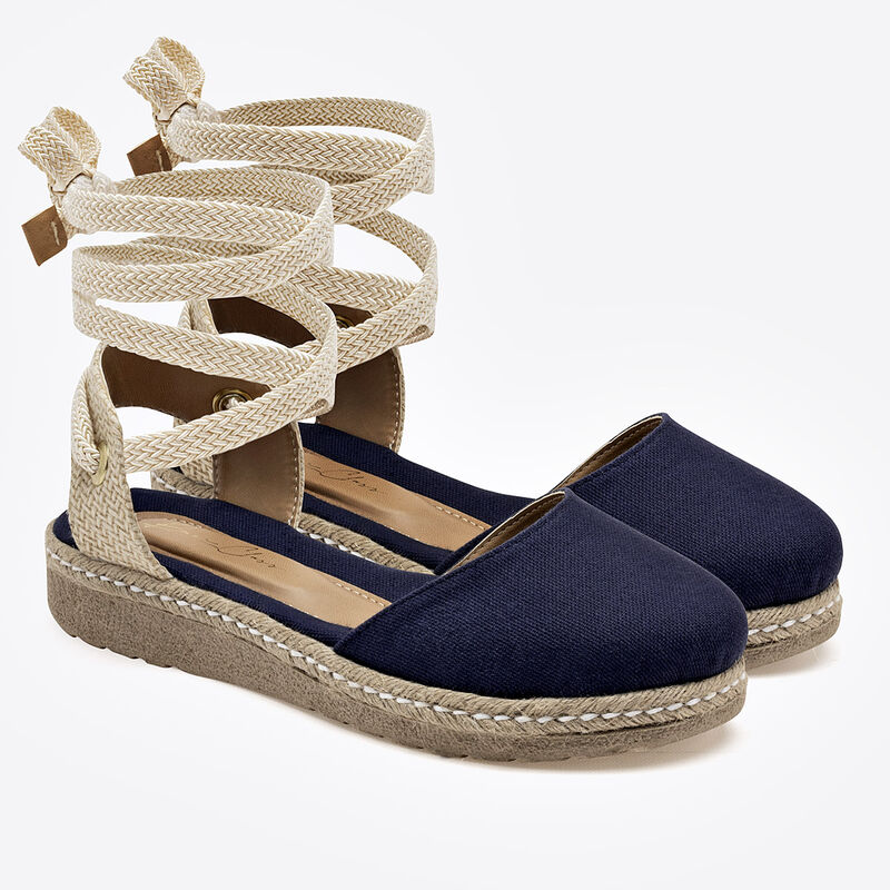 Been Class Zapatos para mujer marino beige BAJA image number null