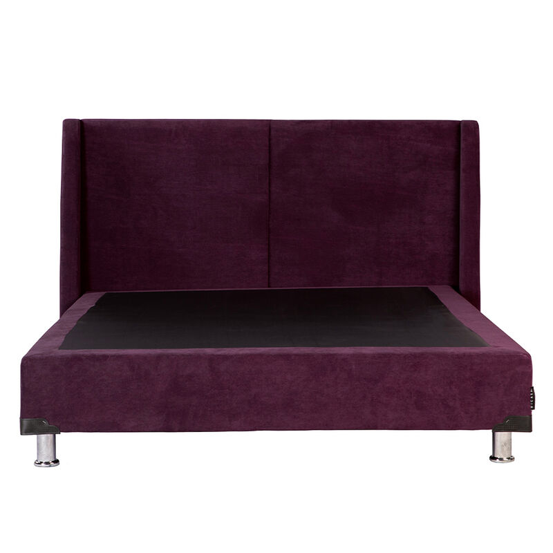 Cabecera Individual Dicasa Milan Con Box Morado image number null