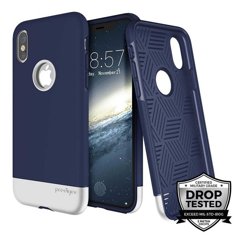 Funda PRODIGEE Fit para iPhone X y Xs Azul Plat... image number null