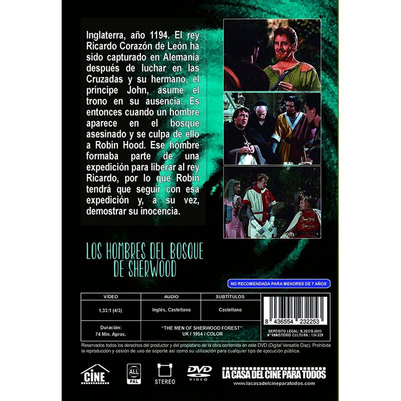 Los Hombres Del Bosque De Sherwood [dvd] image number null