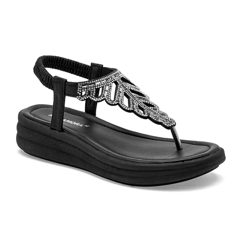 Moramora Sandalia Negro Para Mujer 147607ce image number null