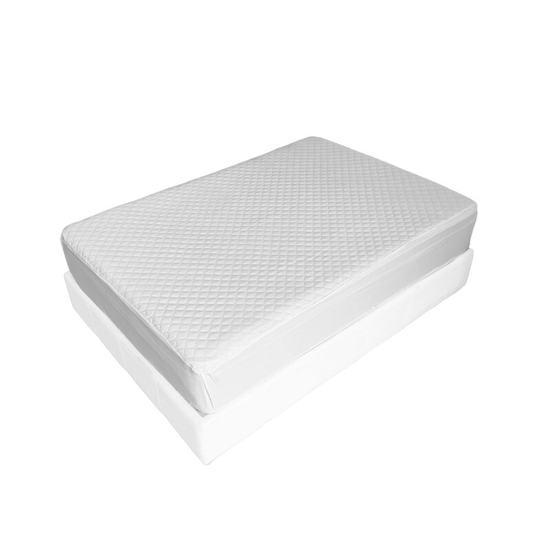 Cubre Colch&oacute;n Ultrasonic Matrimonial Blanco image number null