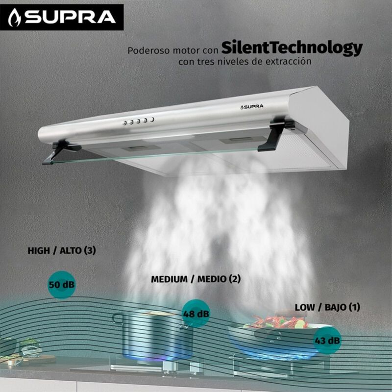 Campana Extractora Cb-76 Empotrable Slim De Ace... image number null