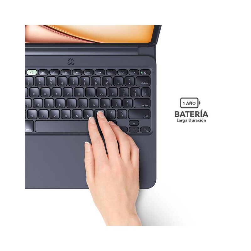 Teclado Zagg Pro Keys 2 iPad Air 6 12.9 Negro image number null