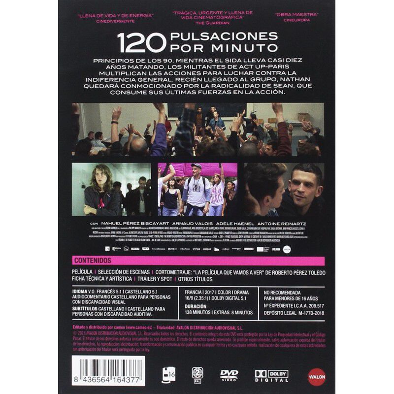 120 pulsaciones por minuto [DVD] image number null