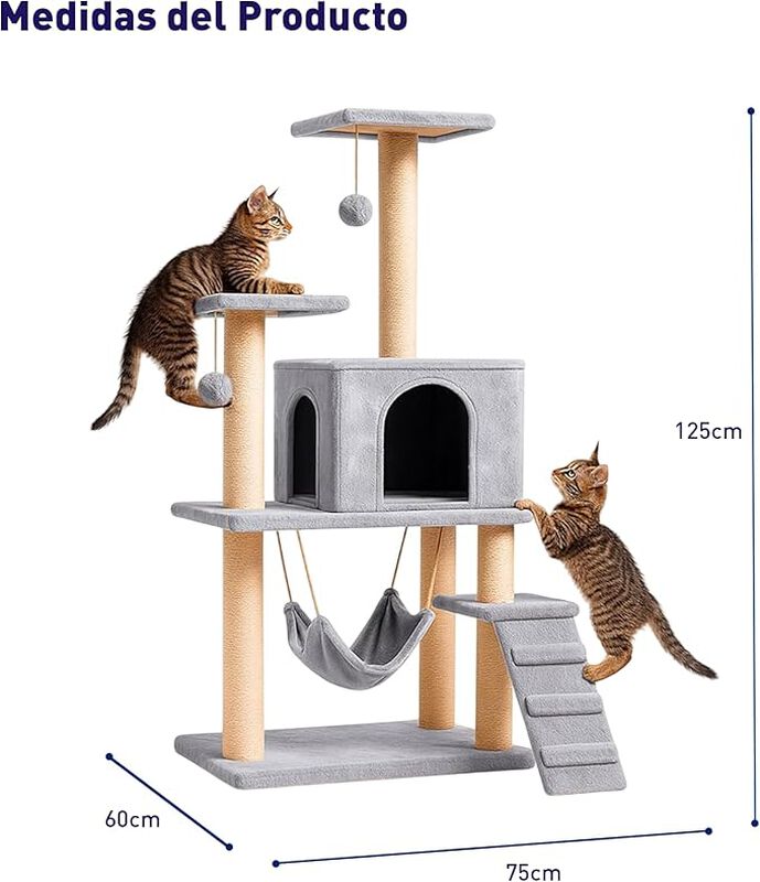 Torre para Gato, &Aacute;rbol para Gatos con Rascador ... image number null