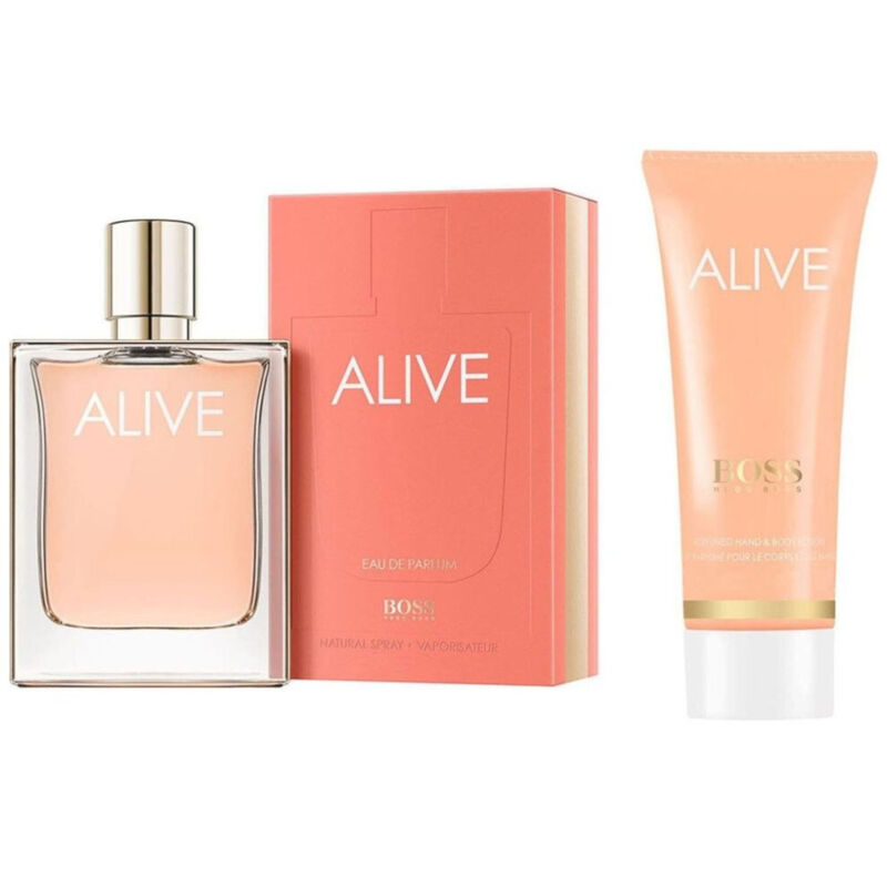 Set Boss Alive 2 Pzs 80 Ml Edp Spray / Body Lot... image number null