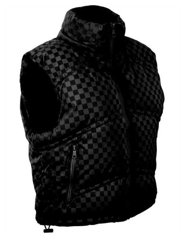 Chaleco Capitonado Corto Gorro Desmontable Negr... image number null