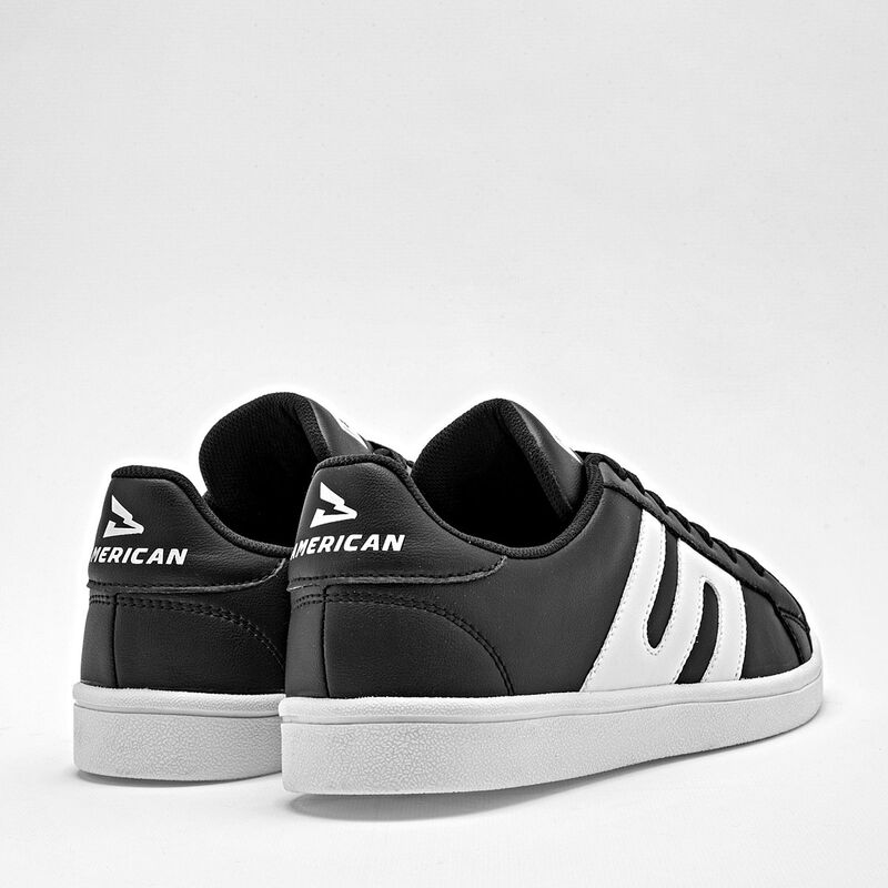 American Fire Tenis urbano para hombre negro bl... image number null