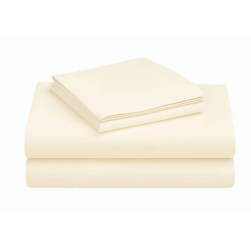 Juego de S&aacute;banas Tacto Algod&oacute;n Suaves y Durader... image number null