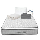 Colch&oacute;n King Size Vail + Almohada De Osos + Protector Ultra + 1 Juego De S&aacute;banas Basic