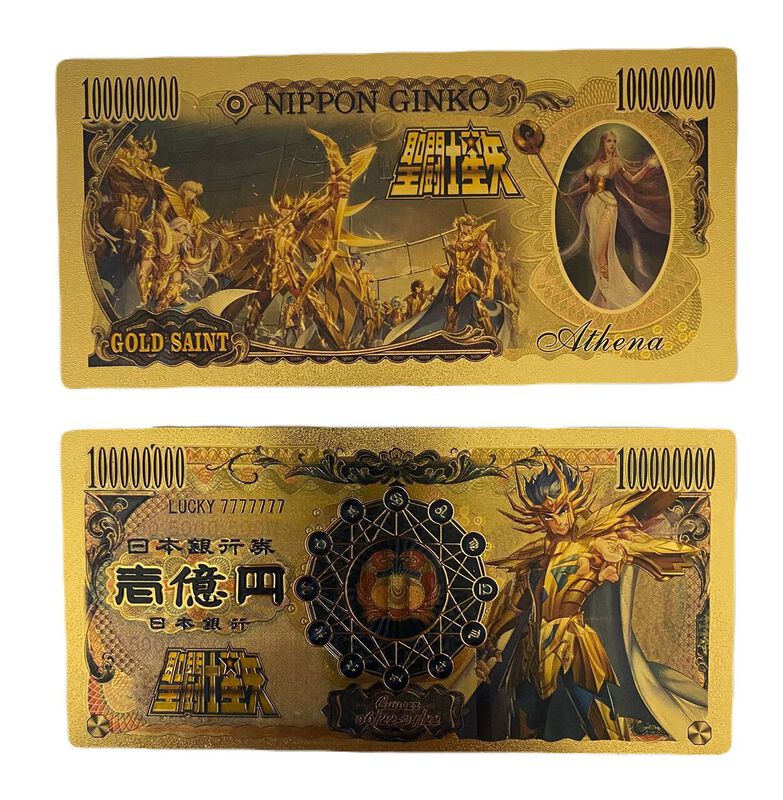 Billete Saint Seiya Gold Cancer Mascara Mortal image number null