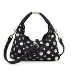 Bolsa Cloe Hobo Mini Denim Con Estoperoles Color Azul 1blcp26986mar