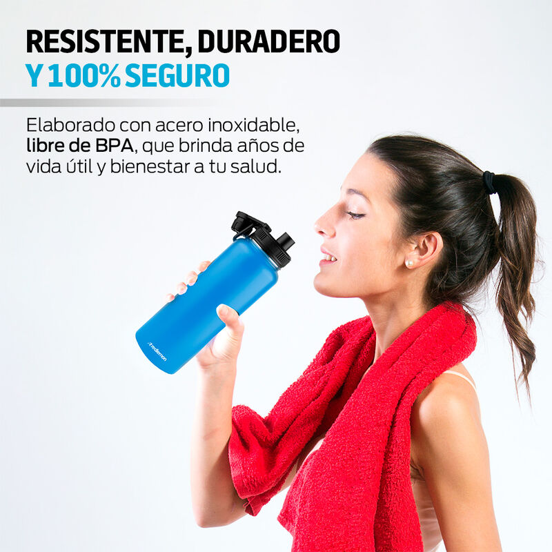 Termo Botella Agua Fr&iacute;a Caliente Inoxidable 1.2... image number null