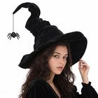 Sombrero De Bruja Auroraki Con Colgante De Ara&ntilde;a &ndash; Halloween Y Fiesta De Disfraces