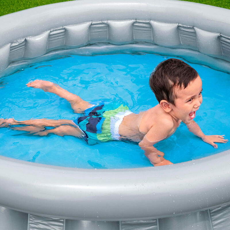 Alberca Inflable Redonda 1.52X.43cm Plata 1 Mod... image number null