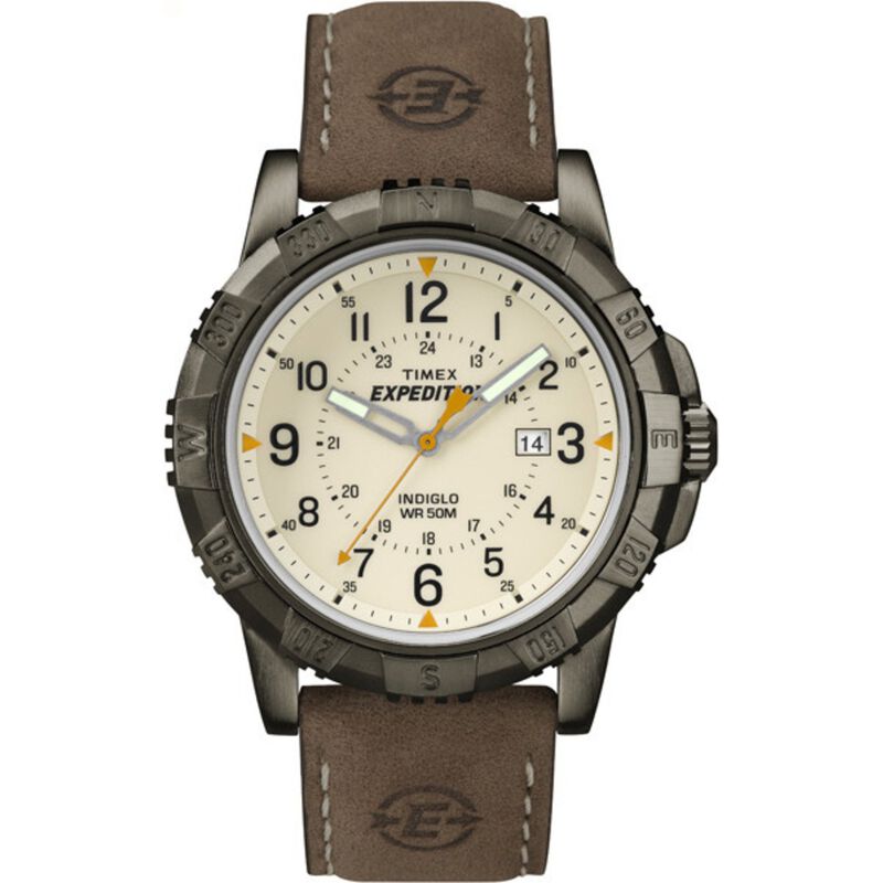 Reloj Timex Expedition, Correa De Cuero Marr&oacute;n ... image number null